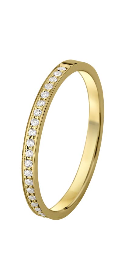 533687-5100-001 | Memoirering Osnabrück 533687 585 Gelbgold, Brillant 0,185 ct H-SI100% Made in Germany   1.650.- EUR   